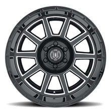 Load image into Gallery viewer, ICON Recoil 20x10 6x135 -24mm Offset 4.5in BS Gloss Black Milled Spokes Wheel