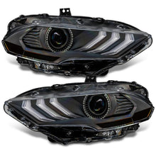 Load image into Gallery viewer, Oracle Lighting 18-23 Ford Mustang Dynamic ColorSHIFT LED Headlights - Black Series NO RETURNS