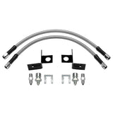 Wilwood flexline kit 14IN -3 hose M1.5 IF 1/8-27 NPT W/BRACKET