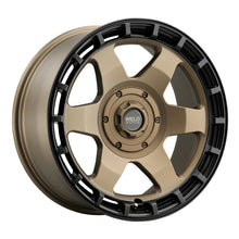 Load image into Gallery viewer, Weld Off-Road Ridge 20x9 - 6x135 / 6x139.7 BP - ET0 - 106.1mm CB - Satin Bronze Wheel (Black Ring)