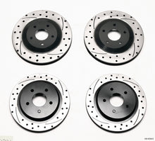 Load image into Gallery viewer, Wilwood Rotor Kit Front/Rear-Dimpled/Slotted 97-04 Corvette C5 All/ 05-13 C6 Base