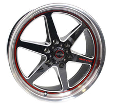 Load image into Gallery viewer, Race Star 93 Truck Star 17x7 6x135BC 4.00BS Black/Machined Wheel