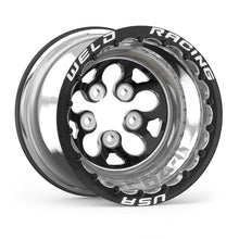 Load image into Gallery viewer, Weld Alpha-1 15x13 / 5x5 BP / 4in BS Black Wheel - Black Double Beadlock MT