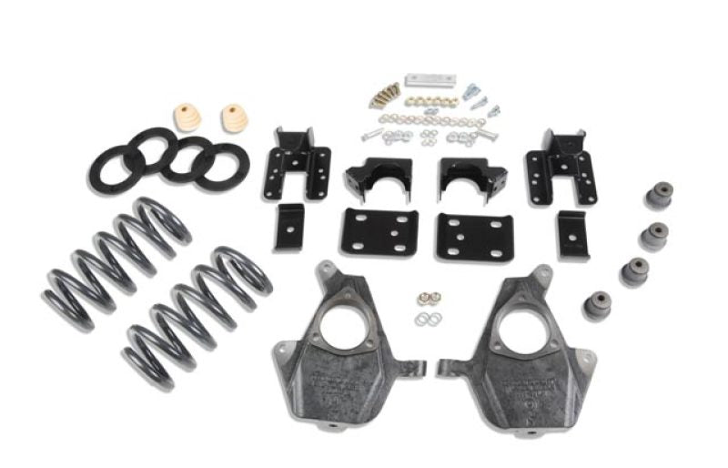 Belltech LOWERING KIT 14 Silverado/Sierra Ext/Crew Cab 2WD 3in or 4in Ft/5in or 6in Rr w/o Shocks