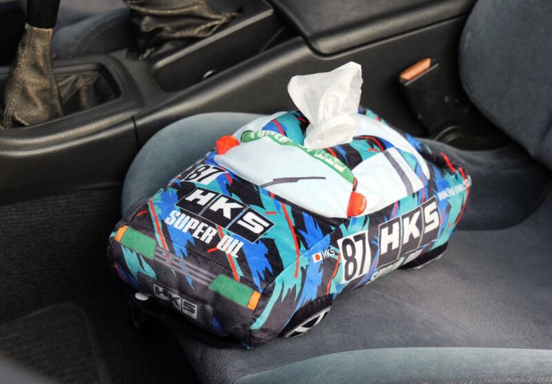 HKS TISSUE HOLDER OIL COLOR RACING CAR