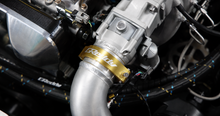 Load image into Gallery viewer, GReddy 3.0 Inch Gold Anodized Aluminum Boost Tube Clamp Set