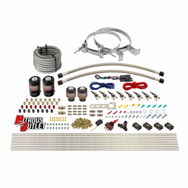 8 Cylinder Single Stage Direct Port Nitrous System - .112 Nitrous/.177 Fuel Solenoids - E85 (12lb Bottle)