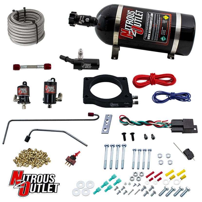 GM 2020-2021 C8 Corvette LT2 90mm Nitrous Plate System (10lb Bottle)
