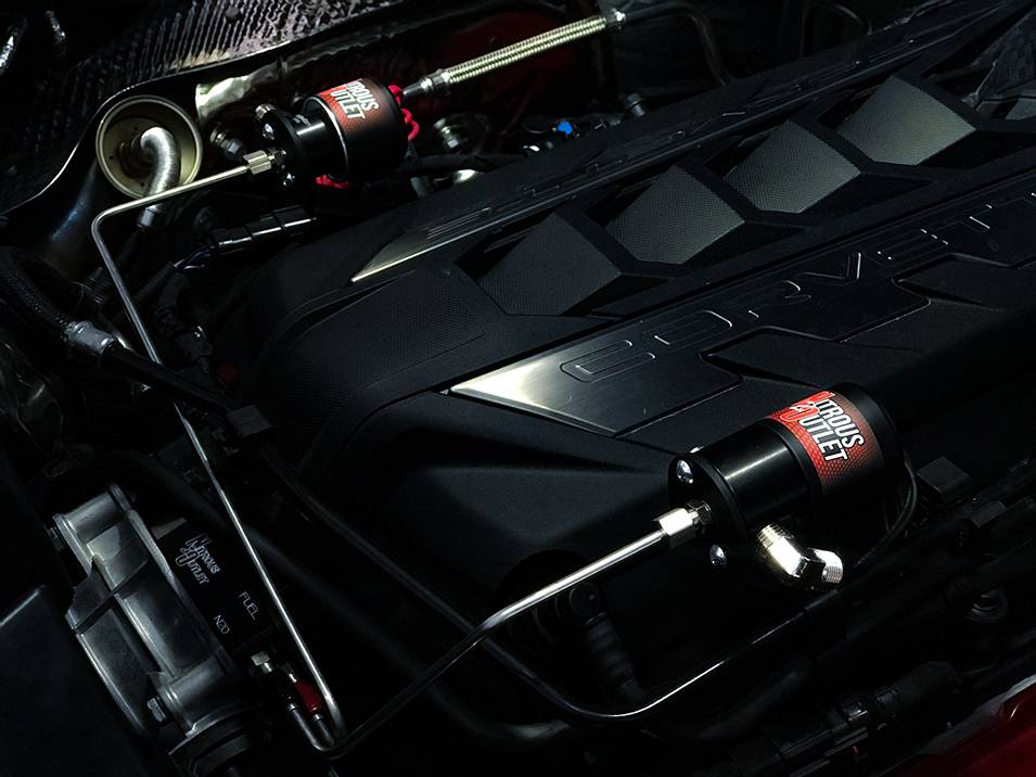 GM 2020-2021 C8 Corvette LT2 90mm Nitrous Plate System (12lb Bottle)