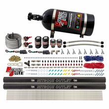 Load image into Gallery viewer, 4 Cylinder 4 Solenoid Dual Stage Direct Port System With Dual Injection Rails, SBT Nozzle (Gas) - 45-55 PSI (10lb Bottle)
