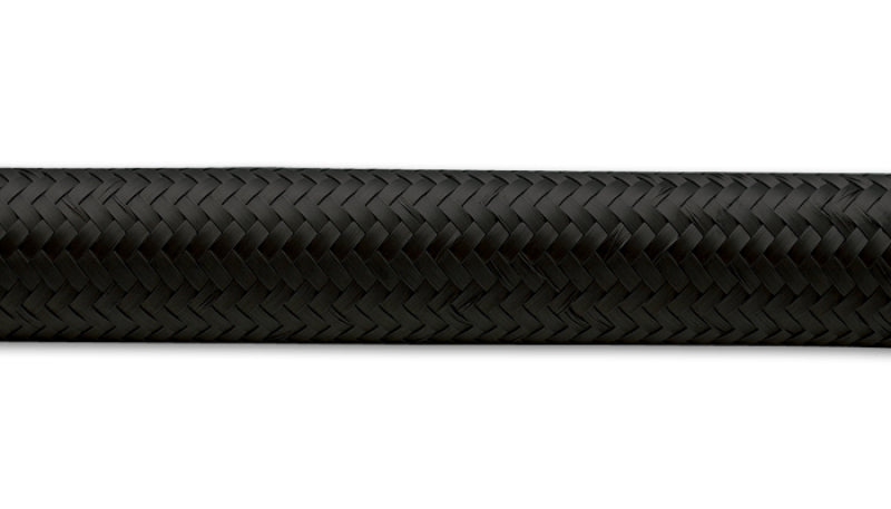 Vibrant -20 AN Black Nylon Braided Flex Hose (20 foot roll)