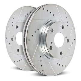 Power Stop 19-25 Acura RDX Front Drilled & Slotted Rotor - Pair