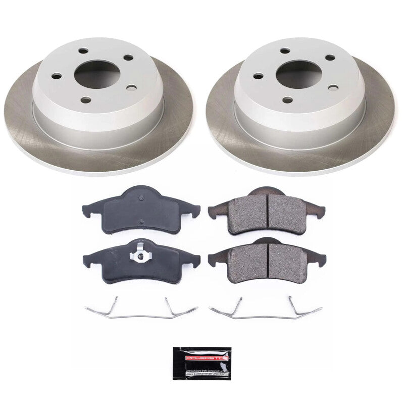 Power Stop 99-04 Jeep Grand Cherokee Rear Semi-Coated Rotor Kit