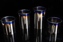 Load image into Gallery viewer, GReddy Titanium Trust PE-TR Tip L 110MM x 115MM - Titanium Burnt Finish