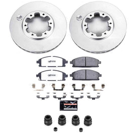Power Stop 96-98 Nissan Pathfinder Front Z36 Coated Truck & Tow Brake Kit