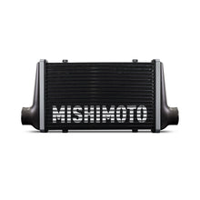 Load image into Gallery viewer, Mishimoto Universal Carbon Fiber Intercooler - Gloss Tanks - 525mm Gold Core - S-Flow - GR V-Band