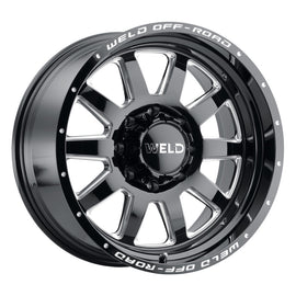 Weld Off-Road W102 20X10 Stealth 5X139.7 5X150 ET-18 BS4.75 Gloss Black MIL 110.2