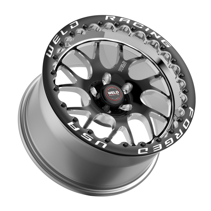 Weld S78L RT-S 17x11 / 5X115 BP / 6.2in BS Black Wheel 3.18ID {High Pad} - Single-Beadlock