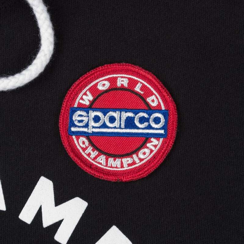 Sparco Sweatshirt Hooded 77 Black MED