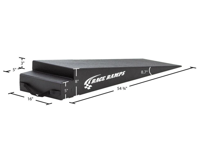 Eight Inch Pitching Ramp Race Ramps 8in. Trailer Ramps - 8.7 Degree Approach Angle – Race Only Parts