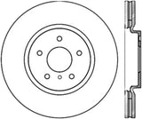 StopTech Power Slot 09 Nissan 370z / 08-09 Infiniti G37 Slotted Front Left CRYO Rotor