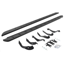 Load image into Gallery viewer, Go Rhino 15-19 GMC Sierra 2500/3500HD CC 4DR Dsl RB10 Slim Running Boards Kit(w/Brackets) - Tex. Blk