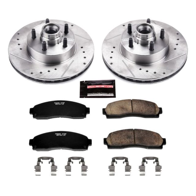 Power Stop 10-11 Ford Ranger Front Z23 Evolution Sport Brake Kit