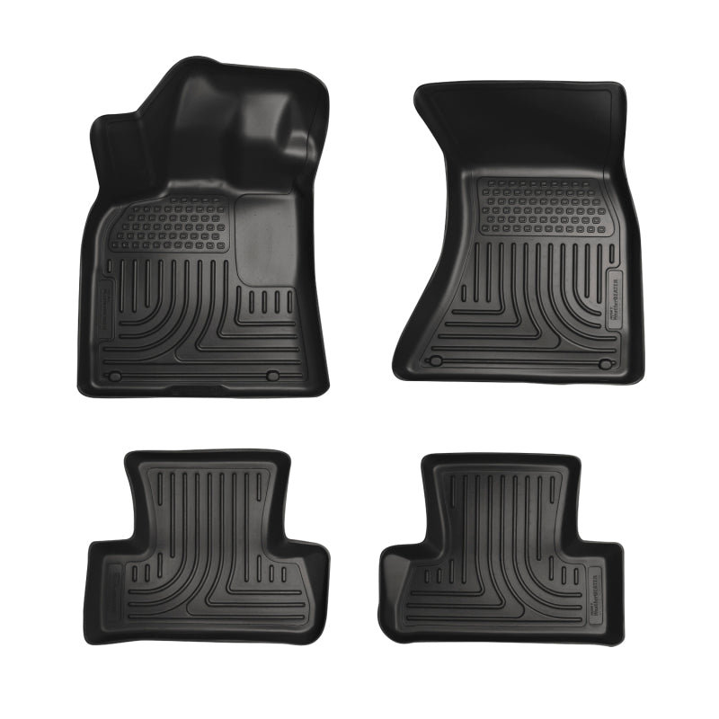 Husky Liners 11-12 Dodge Charger/Chrysler 300 WeatherBeater Combo Black Floor Liners