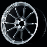 Advan RZ-DF2 20x10.5 / +15 Offset / 5x112 / 66.5mm Bore / Diamond Cut and Hyper Platinum Black