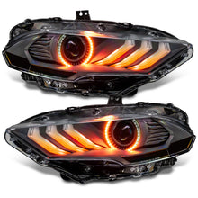 Load image into Gallery viewer, Oracle Lighting 18-23 Ford Mustang Dynamic ColorSHIFT LED Headlights - Black Series NO RETURNS