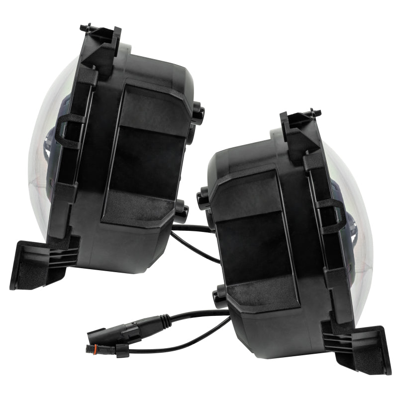 Oracle Oculus Bi-LED Projector Headlights for Jeep JL/Gladiator JT - Satin Silver - 5500K NO RETURNS