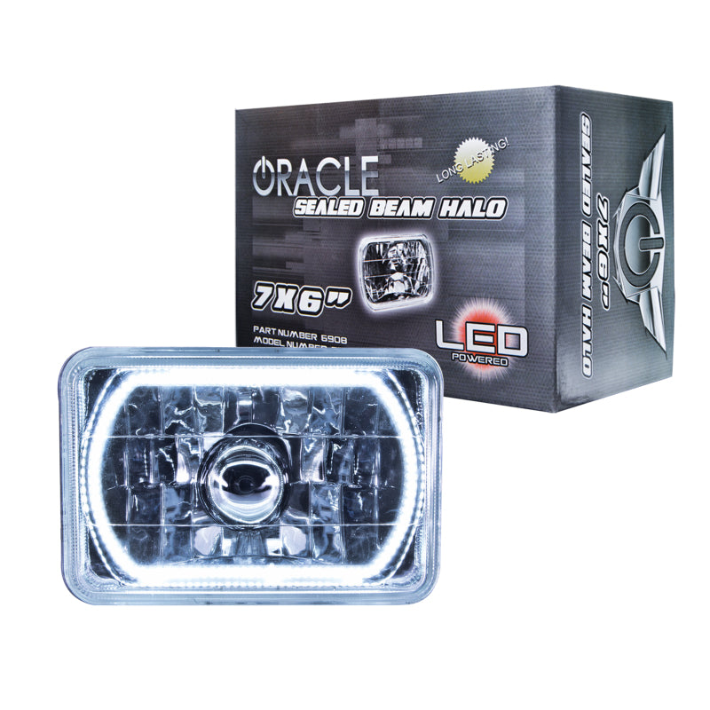 Oracle Pre-Installed Lights 7x6 IN. Sealed Beam - White Halo NO RETURN ...