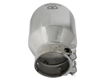 Load image into Gallery viewer, aFe Takeda Universal Exhaust Tip 2-1/2 IN Inlet x 4 IN Outlet x 6 IN L- Polished