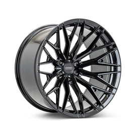 Vossen HFX-6 17x9 - 6x135 - ET0 - Super Deep Face - 87.1 - Gloss Black Wheel