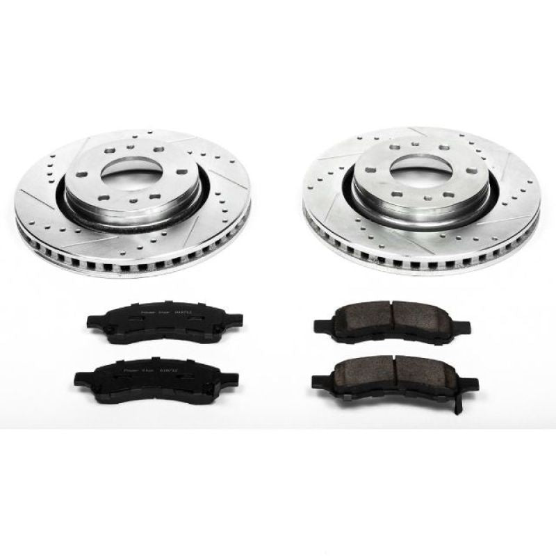 Power Stop 06-07 Buick Rainier Front Z23 Evolution Sport Brake Kit