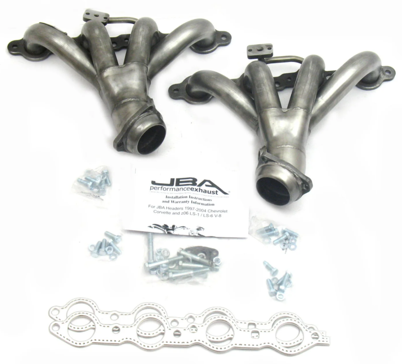 JBA 01-04 Corvette LS1/Z06 1 3/4in Header Shorty Stainless Steel