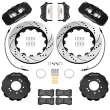 Load image into Gallery viewer, Wilwood 95-98 Nissan Skyline Aerolite 6R Front BBK w/ 14.00in D/S Rotors &amp; Flexlines - Black
