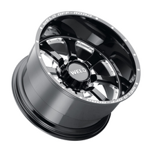 Load image into Gallery viewer, Weld Granada 8 20x10 / 8x180 / 4.75 BS / 124.3 HB - Gloss Black Milled - Non-BL Wheel