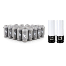 Load image into Gallery viewer, Mishimoto Steel Locking Lug Nuts M14x1.5 24pc Set Silver