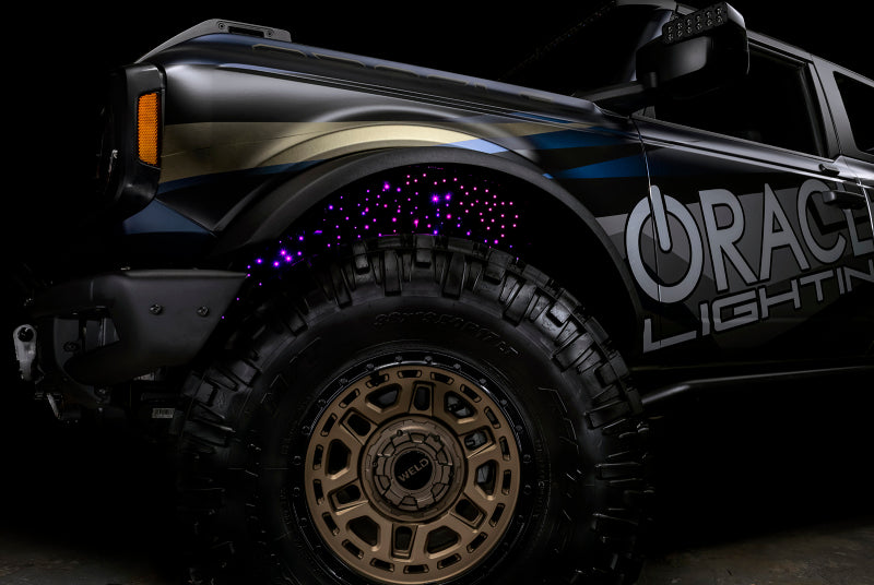 Oracle Lighting Fiber Optic Wheel Liner ColorSHIFT RGBW Kit-40W LED/600 Fibers NO RETURNS