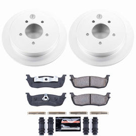 Power Stop 97-00 Ford Expedition Rear Z23 Coated Brake Kit