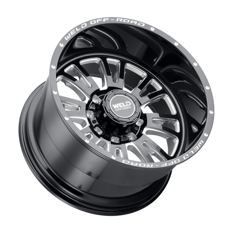 Weld Slingblade 20x10 / 8x165.1 / 4.75 BS / 125.1 HB - Gloss Black Milled - Non-BL Wheel