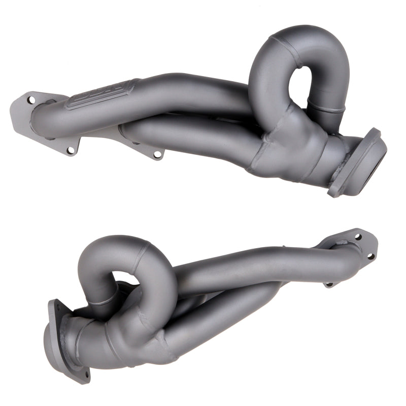 BBK 14-18 GM Truck 5.3/6.2 1 3/4in Shorty Tuned Length Headers - Titanium Ceramic