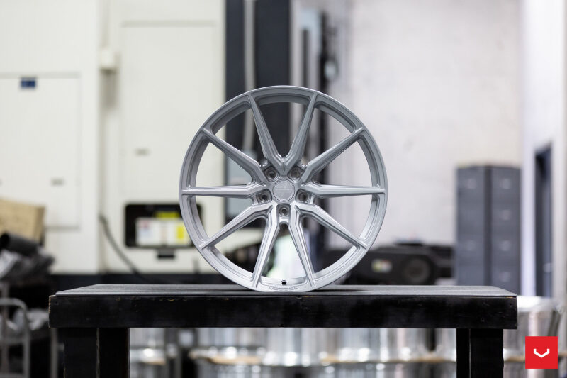 Vossen HF3 - 22x9.5 - ET30 - 5x112 - 66.56 - Deep - SS - Satin Silver Wheel