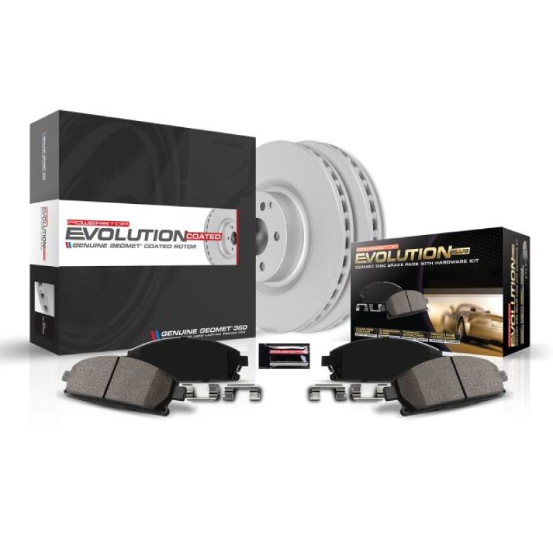 Power Stop 00-05 Cadillac DeVille Front Z17 Evolution Geomet Coated Brake Kit