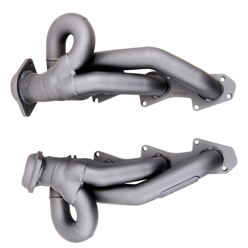 BBK 14-18 GM Truck 5.3/6.2 1 3/4in Shorty Tuned Length Headers - Titanium Ceramic