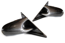 Load image into Gallery viewer, GReddy Nissan R34 Skyline Garage Active Group A Type Dry Carbon Side Mirrors - Set