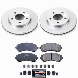 Power Stop 02-07 Buick Rendezvous Front Z23 Coated Brake Kit