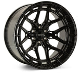 Vossen HFX-1 22x12 / 5x112 / ET42 / 66.56 / Super Deep - Gloss Black Wheel