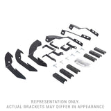 Go Rhino 15-19 GMC Sierra 3500HD CC Dsl Mntg. Brackets (V-Series V3/RB10 Slim/RB20 Slim) - Tex. Blk